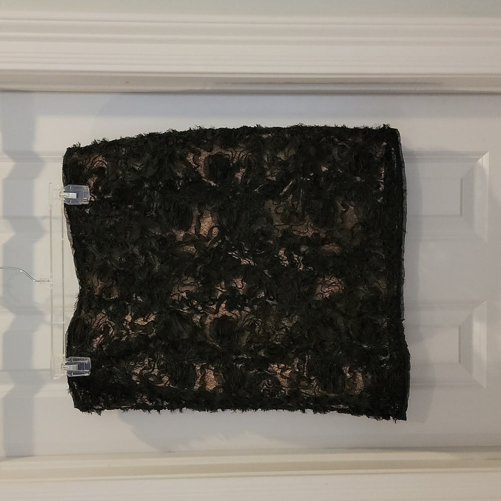 MSSP beautifully detailed black skirt. Size 12. Excellent condition. Never worn